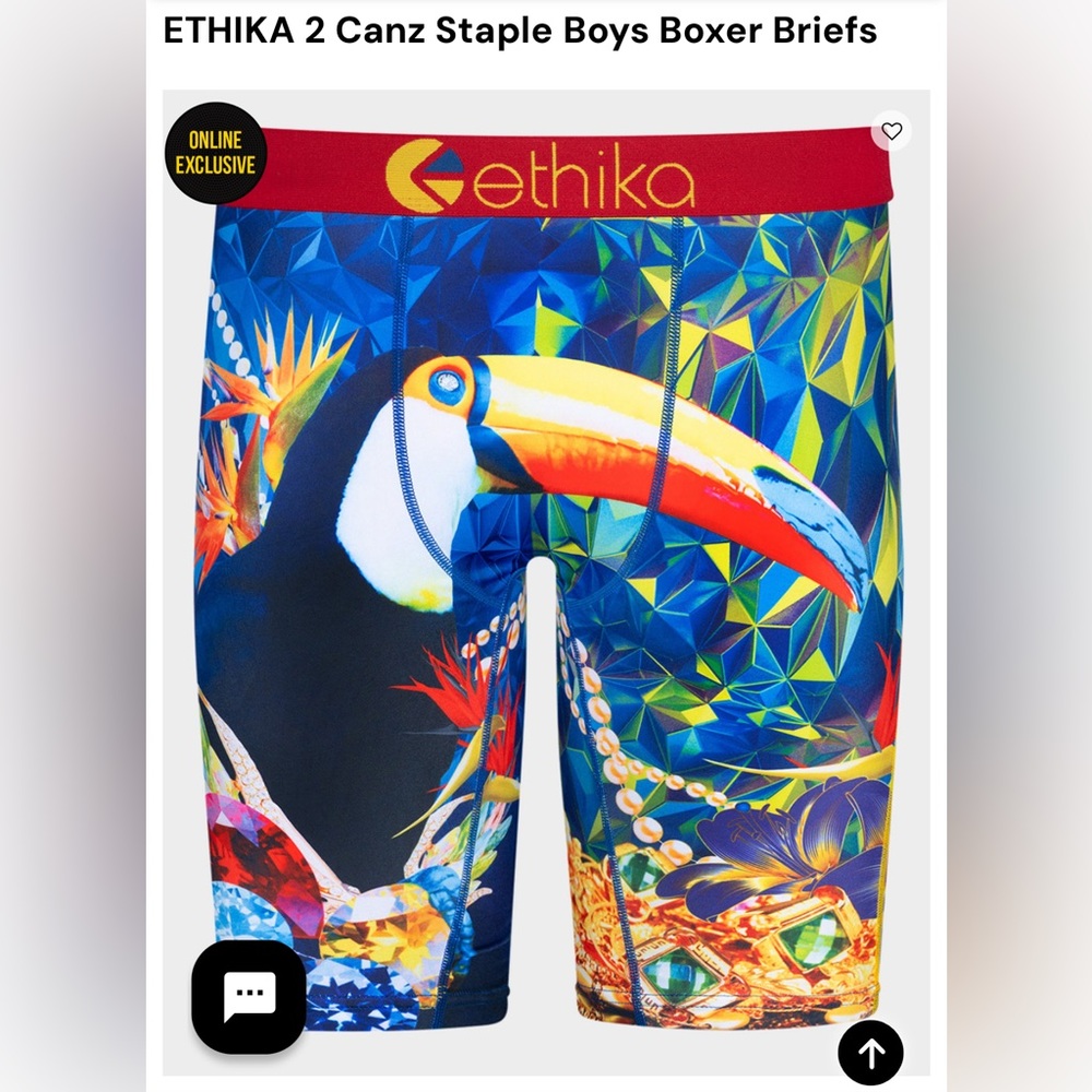 NWT BOYS Ethika Staple “2 CANZ” (BLST2546)